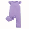 LULUKAKA Baby Romper - Sleeveless, Lace-Trimmed Onesie for Newborns & Toddlers, Soft Polyester Blend, Machine Washable, Perfect for Outdoor