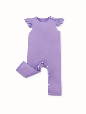 LULUKAKA Baby Romper - Sleeveless, Lace-Trimmed Onesie for Newborns & Toddlers, Soft Polyester Blend, Machine Washable, Perfect for Outdoor