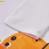 1pc LULUKAKA Baby Girls Long Sleeve Cartoon Animal and Sun Print Romper, Soft Stretch Polyester Knit Onesie for Newborns and Infants, Cute Regular Fit All-Season Outfit, for Outdoor