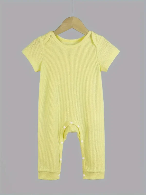 LUKAKA Three-piece Set for Boys and Babies, Long Pants and Body Suit, Children's Solid Color Tight Body Suit