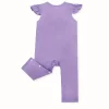 LULUKAKA Baby Romper - Sleeveless, Lace-Trimmed Onesie for Newborns & Toddlers, Soft Polyester Blend, Machine Washable, Perfect for Outdoor