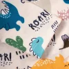 LULUKAKA Baby's Cartoon Dinosaur Print Bodysuit, Comfy Long Sleeve Onesie, Toddler & Infant Boy's Clothing, Perfect for Outdoor