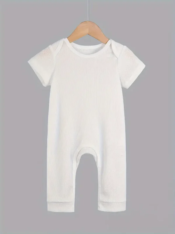 LUKAKA Three-piece Set for Boys and Babies, Long Pants and Body Suit, Children's Solid Color Tight Body Suit
