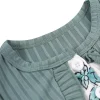[1pc Floral Print Butterfly Bow Dress] 1pc LULUKAKA Girls' Casual Floral Print Dress with Daisy & Dandelion Pattern, Long Sleeve Ruffle Hem, Polyester Knit Fabric, Regular Fit, All-Season Butterfly Bow Dress
